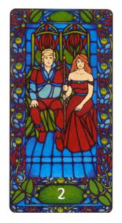 Two of Staves