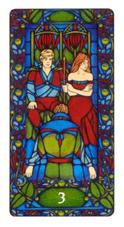 Three of Staves