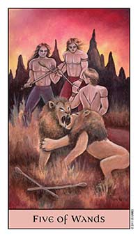 Five of Wands