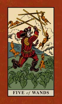 Five of Wands