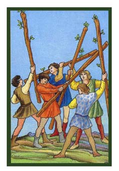 Five of Wands