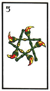 Five of Wands
