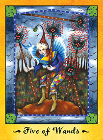 Five of Wands