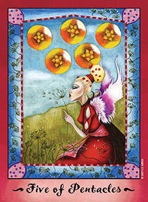 Five of Coins