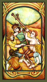 Five of Wands
