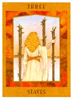 Three of Staves