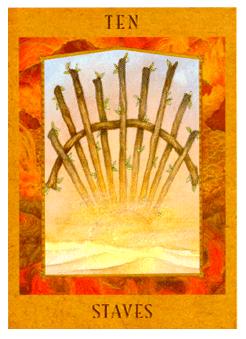 Ten of Staves