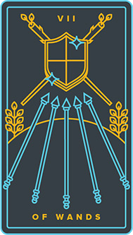 Seven of Wands