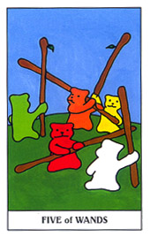 Five of Wands