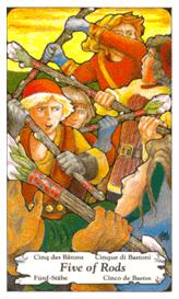 Five of Wands